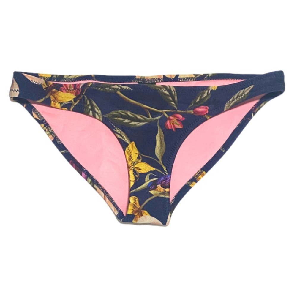 Triangl floral bird print neoprene bikini bottom s
